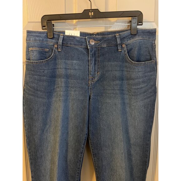 Style & Co Bootcut Low-Rise Jeans (Size 14L, Curvy Fit, Stretch Denim) NEW - Picture 5 of 12